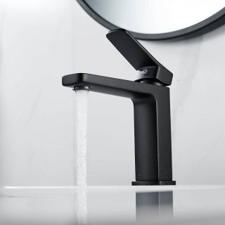 Смеситель для раковины Shevanik S9901H чёрный